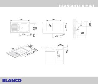 Blanco FLEX mini stainless steel decor 512032