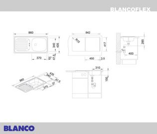 Blanco FLEX stainless steel 511917