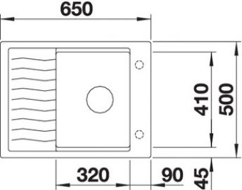 Blanco ELON 45 S 524823 кофе