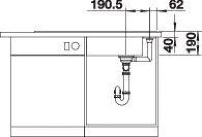 Blanco AXIA III XL 6 S 523519 кофе