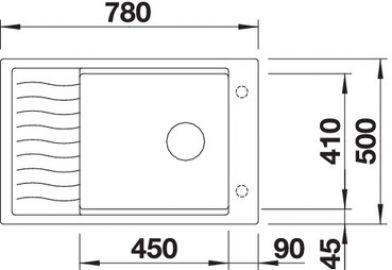 Blanco ELON XL 6 S 524841 серый беж