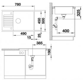 Blanco ZIA XL 6 S Compact 523282 кофе