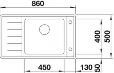 Blanco ANDANO XL 6 S-IF Compact 523001 нержавеющая сталь