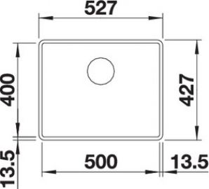 Blanco SUBLINE 500-F 523535 белый