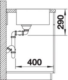 Blanco ANDANO 340/340-IF 522981 нержавеющая сталь