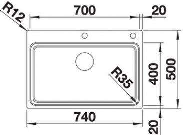 Blanco ETAGON 700-IF/A 524274 нержавіюча сталь