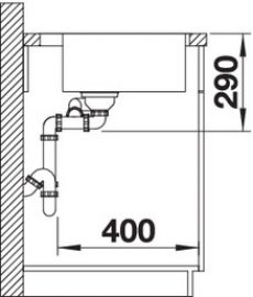 Blanco ANDANO 340/180-IF/A 522996 нержавеющая сталь