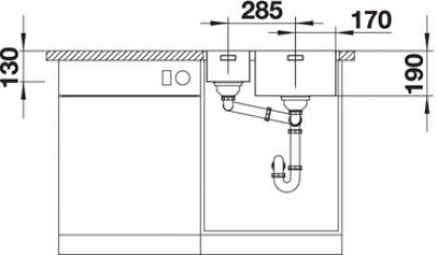 Blanco ANDANO 340/180-IF/A 522996 нержавеющая сталь