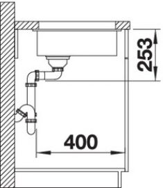 Blanco SUBLINE 160-U 523400 белый