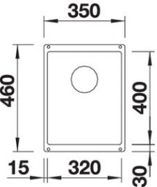 Blanco SUBLINE 320-U 523414 серый беж