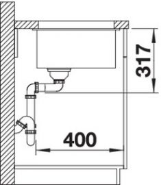 Blanco ETAGON 500-U 522234 серый беж