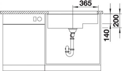 Blanco SUBLINE 700-U Level 523547 кофе