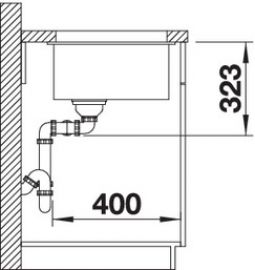 Blanco SUBLINE 350/350-U 523581 серый беж