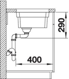 Blanco ETAGON 500-U 521841 нержавіюча сталь