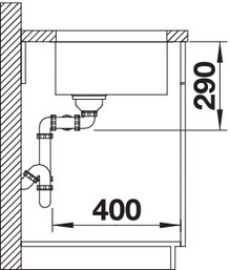 Blanco ANDANO 340/340-U 522983 нержавеющая сталь