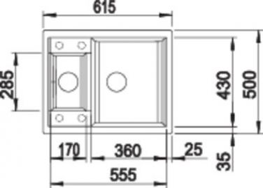 Blanco METRA 6 525922 черный