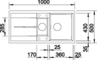 Blanco METRA 6 S 525926 черный