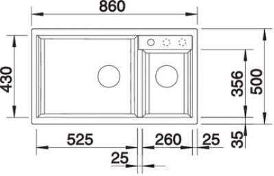 Blanco METRA 9 525936 черный