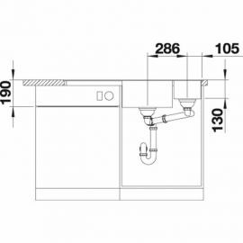 Blanco AXIA III 6 S-F 524672 белый