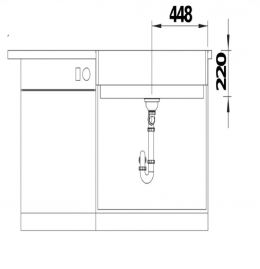 BLANCO VINTERA XL 9-UF 526101 антрацит