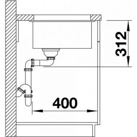 Blanco SUBLINE 500-U Black Edition (526340)