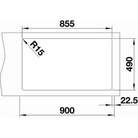 Blanco ANDANO 400/400-IF/A 525249 нержавеющая сталь