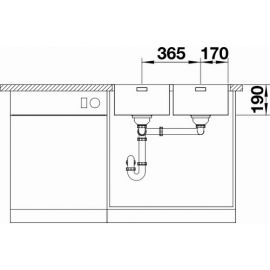 Blanco ANDANO 340/340-IF/A 525248 нержавеющая сталь