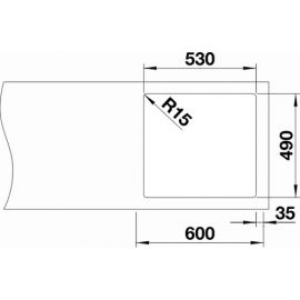 Blanco ANDANO 500-IF/A 525245 Нержавеющая сталь