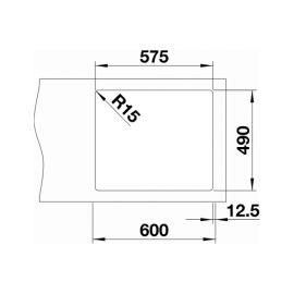 Blanco 340/180-IF/A 525247 Нержавеющая сталь