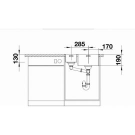 Blanco 340/180-IF/A 525247 Нержавеющая сталь