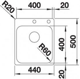 Blanco Supra 400-IF/A 526353