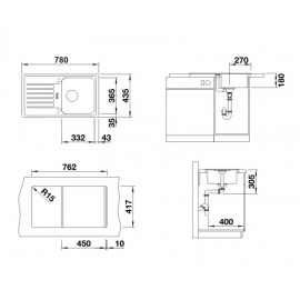 Blanco FAVOS mini черный 526078
