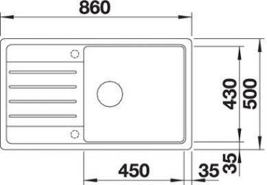 Blanco LEGRA XL 6 S белый 523328