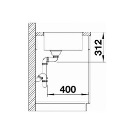 Blanco SUBLINE 500-F черный 525994