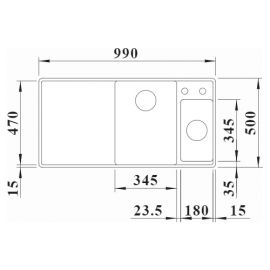 Blanco AXIA III 6 S-F 525855 черный