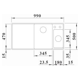 Blanco AXIA III 6 S-F 525854 черный