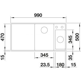 Blanco AXIA III 6 S-F 525852 черный