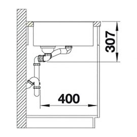 Blanco AXIA III 6 S-F 525852 черный