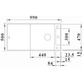 Blanco AXIA III XL 6 S-F 525860 черный