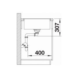 Blanco AXIA III XL 6 S-F 525860 черный