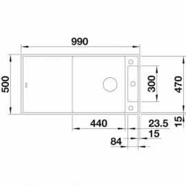 Blanco AXIA III XL 6 S-F 525859 Черный