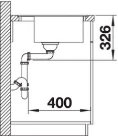 Blanco DALAGO 6-F черный 525875