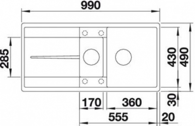 Blanco Metra 6 S-F 525929 Черный