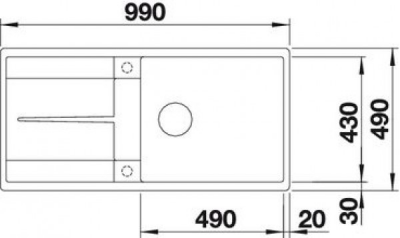 Blanco Metra XL 6 S-F 525933 черный