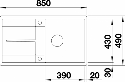 Blanco METRA 5 S-F 525921 Черный