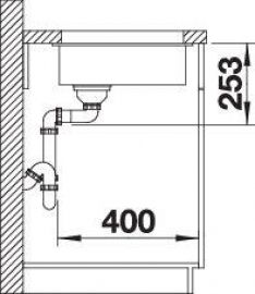 Blanco SUBLINE 160-U 526799 вулканический серый