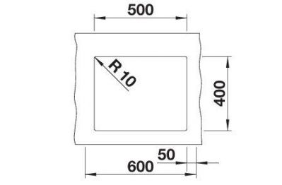 Blanco ROTAN 500-U 527329 вулканический серый