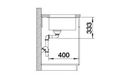 Blanco ROTAN 500-U 527329 вулканический серый