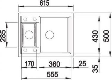 Blanco METRA 6 527112 нежный белый