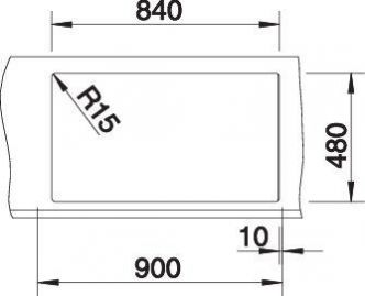 Blanco METRA 9 527304 вулканический серый